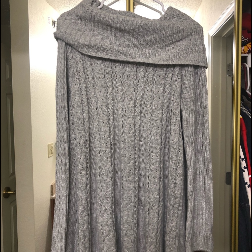Off the shoulder sweater